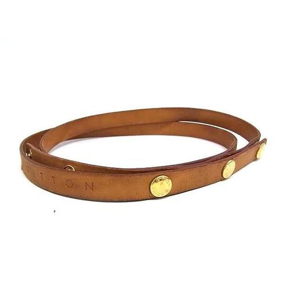 Louis Vuitton Shoulder Strap For Pochette Florentine Shoulder Belt Ladies Brown